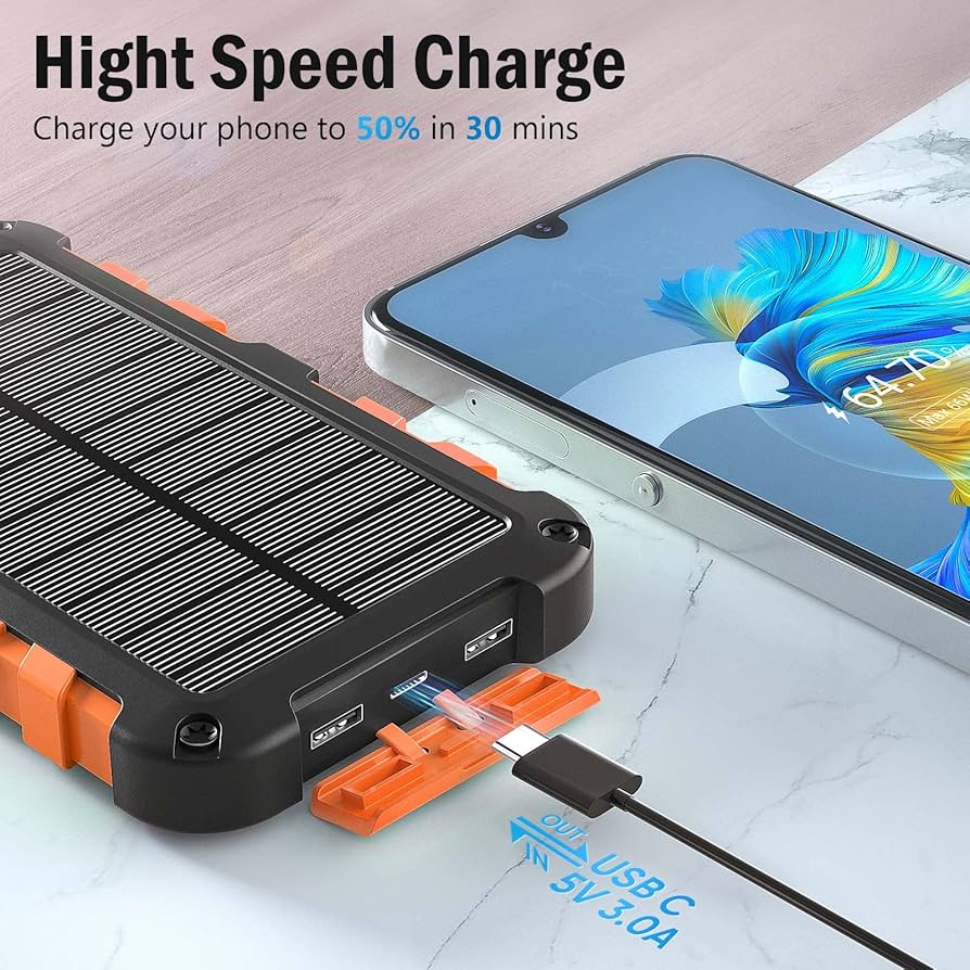 Waterproof Solar Power Bank
