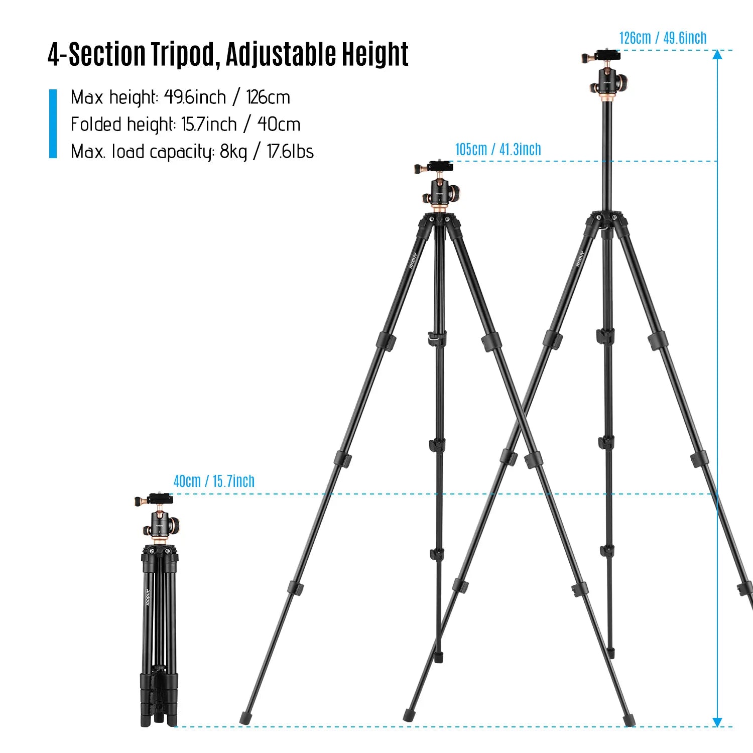 Pro Tripod with Panoramic Ball Head