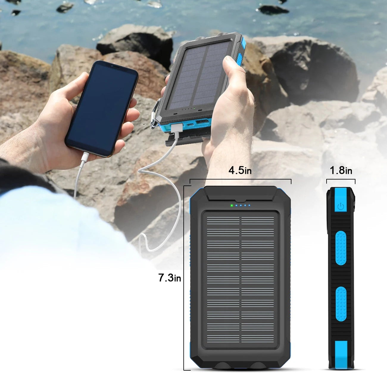 Waterproof Solar Power Bank