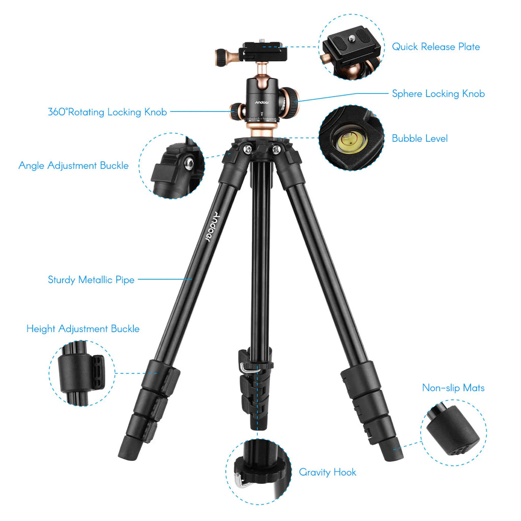 Pro Tripod with Panoramic Ball Head